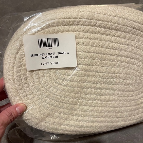 🌵Unbleached Cotton BABY Basket & Bath Set Super Soft YL - Picture 4 of 7